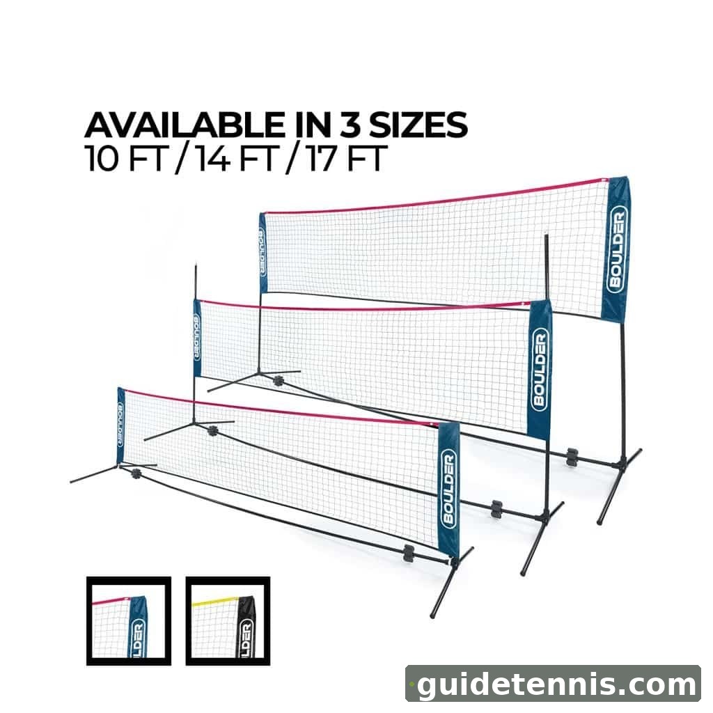 Boulder Portable Badminton Net Set
