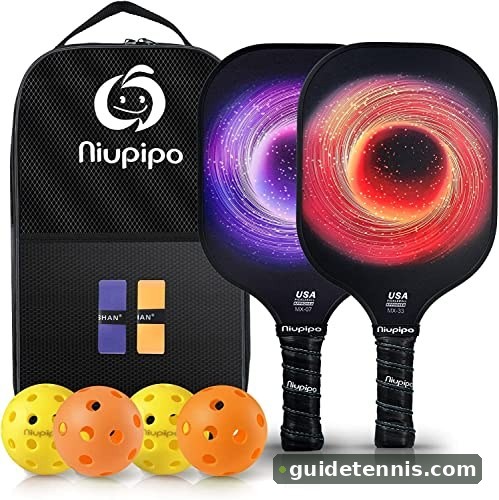 Niupipo Honeycomb Core Ultra Cushion Pickleball Paddl